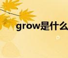 grow是什么意思（grow是什么意思）