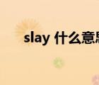 slay 什么意思（老外说slay什么意思）