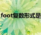 foot复数形式是什么（foot复数形式是什么）