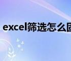 excel筛选怎么固定首行（excel筛选怎么用）