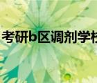 考研b区调剂学校有哪些（考研b区调剂学校）