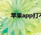 苹果app打不开了（苹果app打不开）