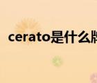 cerato是什么牌子的包（cerato是什么车）