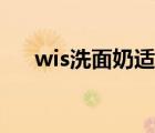 wis洗面奶适合什么皮肤（wis洗面奶）