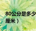 80公分是多少厘米多少毫米（80公分是多少厘米）