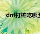 dnf打桩吃哪五种药（dnf打桩吃什么药）