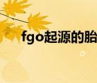 fgo起源的胎毛需求（fgo起源的胎毛）