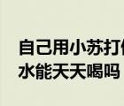 自己用小苏打做苏打水喝可以吗?（自制苏打水能天天喝吗）