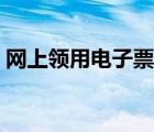 网上领用电子票怎么取票（电子票怎么取票）