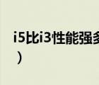 i5比i3性能强多少（笔记本i3和i5性能差多少）