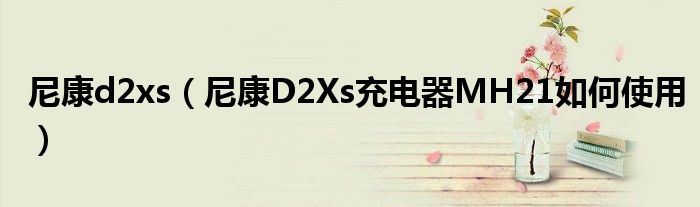 尼康d2xs（尼康D2Xs充电器MH21如何使用）