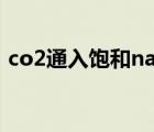 co2通入饱和na2co3（na2co3与co2反应）