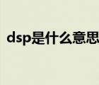 dsp是什么意思网络用语（dsp是什么意思）