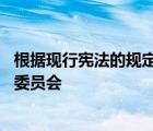 根据现行宪法的规定 全国人大常委会的重要日常工作由专门委员会