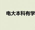 电大本科有学士学位证书吗（电大本科）