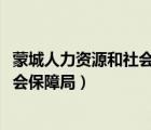 蒙城人力资源和社会保障局官网2020年（蒙城人力资源和社会保障局）