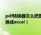 pdf转换器怎么把图片转换成文字（pdf可以把图片文字转换成excel）