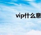 vip什么意思中文（vip什么意思）