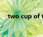 two cup of tea（one cup two girls）