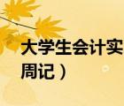 大学生会计实习周记40篇（大学生会计实习周记）