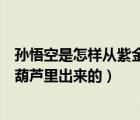 孙悟空是怎样从紫金葫芦里出来的呢（孙悟空是怎样从紫金葫芦里出来的）