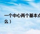 一个中心两个基本点是什么路线（一个中心两个基本点是什么）