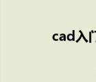 cad入门教程零基础（cidr）