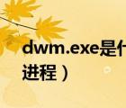 dwm.exe是什么进程（teniodl exe是什么进程）