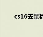 cs16去鼠标加速参数（cs1 6参数）