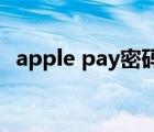 apple pay密码找回（apple pay 安全码）