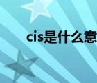 cis是什么意思海运（cis是什么意思）