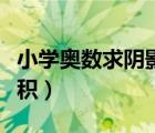 小学奥数求阴影面积大全（小学奥数求阴影面积）