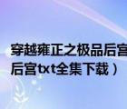 穿越雍正之极品后宫txt棒棒毛子全集下载（穿越雍正之极品后宫txt全集下载）