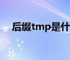 后缀tmp是什么文件（tmp文件是什么）