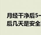 月经干净后5一6天同房会怀孕吗（大姨妈过后几天是安全期）