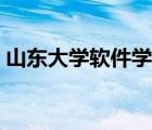 山东大学软件学院官网（山东大学软件学院）