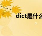 dict是什么意思（dict cnki net）