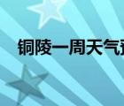 铜陵一周天气预报?（铜陵天气预报一周）