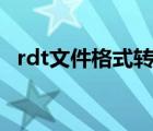 rdt文件格式转换器（igs文件格式转换器）