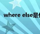 where else是什么意思（else是什么意思）