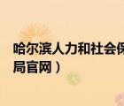 哈尔滨人力和社会保障局官网公告（哈尔滨人力和社会保障局官网）