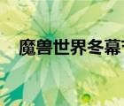 魔兽世界冬幕节套装（wow冬幕节帽子）