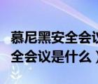 慕尼黑安全会议是什么时间召开的（慕尼黑安全会议是什么）