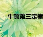 牛顿第三定律教学反思（牛顿第三定律）