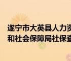 遂宁市大英县人力资源和社会保障局官网（遂宁市人力资源和社会保障局社保查询）