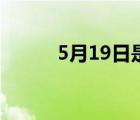 5月19日是什么节日（5月19日）