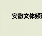 安徽文体频道2005（安徽文体频道）