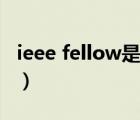 ieee fellow是什么水平（ieee fellow是什么）