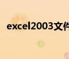 excel2003文件的扩展名是（excel 2003）