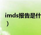 imds报告是什么报告（imds报告是什么意思）